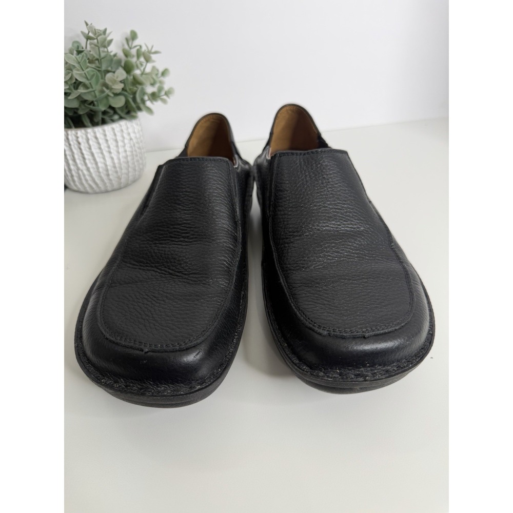 Alegria Shoes Schuster Slip On Moc Loafer Black Leather Mens US 10 EU 44 - Picture 7 of 11